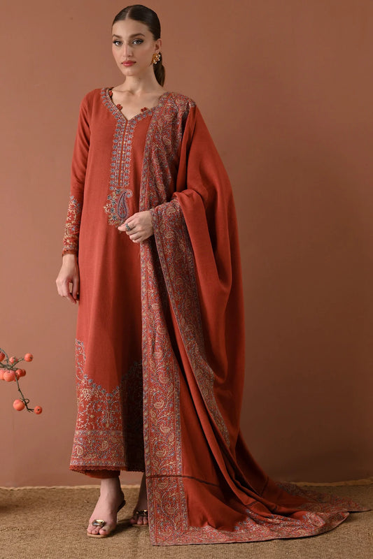 BATIK-3PC LAWN EMBROIDERED SHIRT WITH LAWN EMBROIDERED DUPATTA LEH-4313