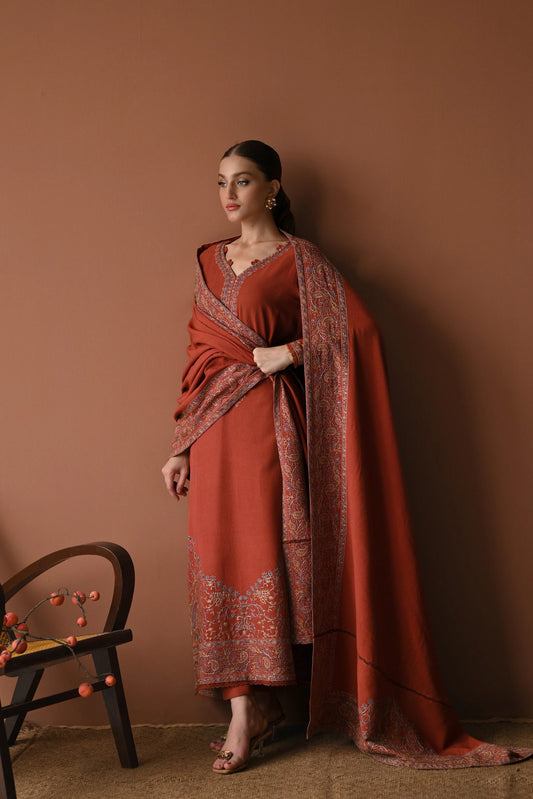 BATIK-3PC LAWN EMBROIDERED SHIRT WITH LAWN EMBROIDERED DUPATTA LEH-4313