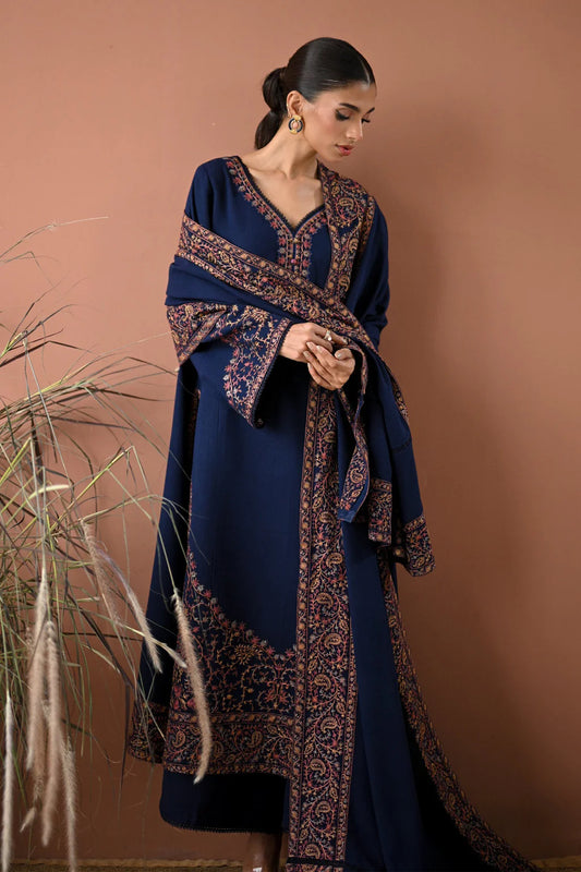 BATIK-3PC LAWN EMBROIDERED SHIRT WITH LAWN EMBROIDERED DUPATTA LEH-4681