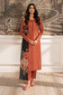 IZNIK-3PC DHANAK CHIKAN EMBROIDERED SUIT LEH-4188