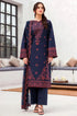 JAZMIN - 3PC DHANAK EMBROIDERED SUIT (LEH-2379)