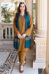 AISLING-3PC DHANAK EMBROIDERED SUIT LEH-0110