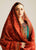 HUSSAIN REHAR-3PC SDHANAK EMBROIDED SUIT LEH-2499