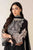 JAZMIN-3PC DHANAK EMBROIDERED SUIT LEH-0115