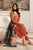 IZNIK-3PC DHANAK CHIKAN EMBROIDERED SUIT LEH-4188