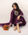 JAZMIN-3PC DHANAK EMBROIDERED SUIT LEH-2373
