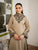 GARNET-3PC DHANAK EMBROIDERED SUEIT LEH-3155