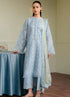 ZARA SHAHJAHAN-3PC LAWN EMBROIDERED SUIT LEH-2400