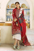 ZAHRA SHAHJAHAN-3PC DHANAK EMBROIDERED SUIT LEH-2846