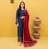 MOHAGNI-3PC DHANAK EMBROIDERED SUIT LEH-2397