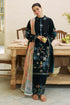 ZAHRA SHAHJAHAN- 3PC DHANAK EMBROIDERED SUIT (LEH-3214)