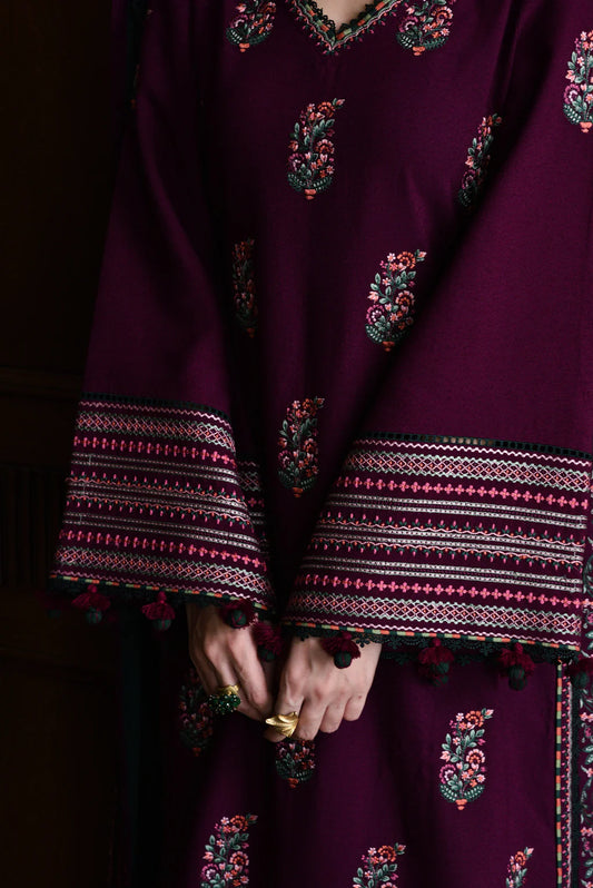 BATIK-3PC LAWN EMBROIDERED SUIT WITH LAWN EMB DUPATTA  LEH-4009