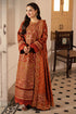 ASIM JOFA-3PC DHANAK SEQUIN EMBROIDERED SHIRT WITH DHANAK EMBROIDERED SHAWL AND TROUSER LEH-4330