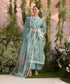 SOBIA NAZIR-3PC LAWN CHIKAN EMBROIDERED SHIRT WITH CHIFFON EMBROIDERED PRINTED DUPATTA LEH-4707