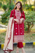 HANA- 3PC DHANAK EMBROIDERED SUIT (LEH-3152)