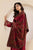 MARIA B-3PC DHANAK EMBROIDRED SUIT (LEH3268B)