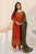 MOHAGNI-3PC DHANAK EMBROIDERED SUIT LEH-2352