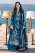 QALAMQAR-3PC DHANAK HEAVY EMBROIDERED SUIT LEH-4021