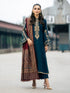 IZEL-3PC DHANAK EMBROIDERED SUIT LEH-4226