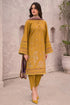 JAZMIN-3PC DHANAK EMBROIDERED SUIT LEH-4028