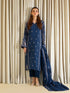 AGHA NOOR-3PC LAWN HEAVY EMBROIDERED SUIT LEH-2354