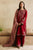 ZARA SHAHJAHAN-3PC DHANAK EMBROIDERED SUIT LEH-4042