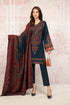 MARIA B - 3PC KHADAR EMBROIDERED SUIT (LEH-2214)