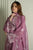 CROSS STITCH-3PC DHANAK HEAVY EMBROIDERED SUIT LEH-4020