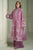 CROSS STITCH-3PC DHANAK HEAVY EMBROIDERED SUIT LEH-4020